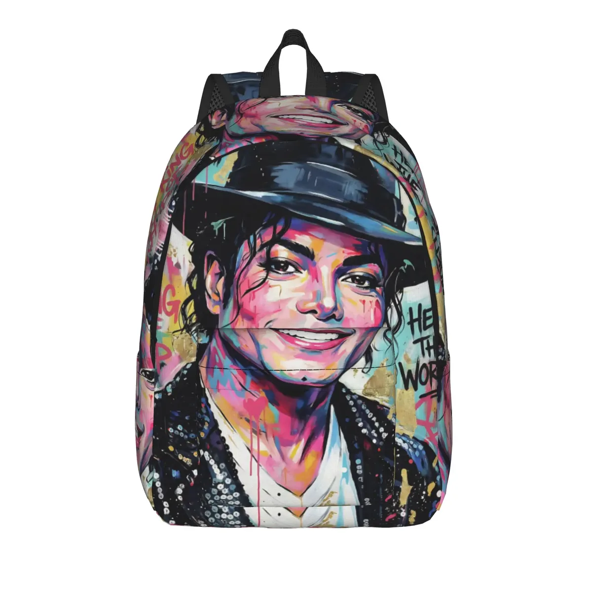 michael jacksons musical movie 2026 sac à dos pour hommes et femmes, sac à dos cool pour le lycée, le travail, sac à bandoulière pour ordinateur portable, sport