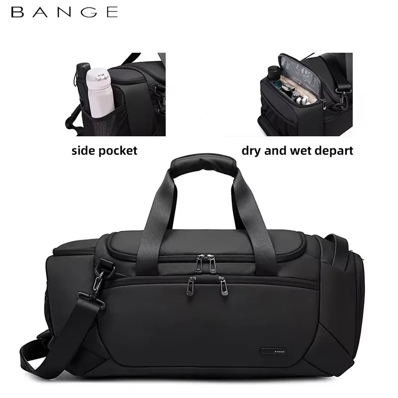 bange nouvelle sacoche de voyage multifonctionnelle personnalisable de haute qualité unisexe, imperméable, pour sport et gym