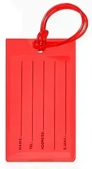 porte-étiquette de bagage coloré structurels ent en pvc, porte-carte d'embarquement, étiquette de voyage, couverture de carte d'avion, étiquettes volantes anti-perte