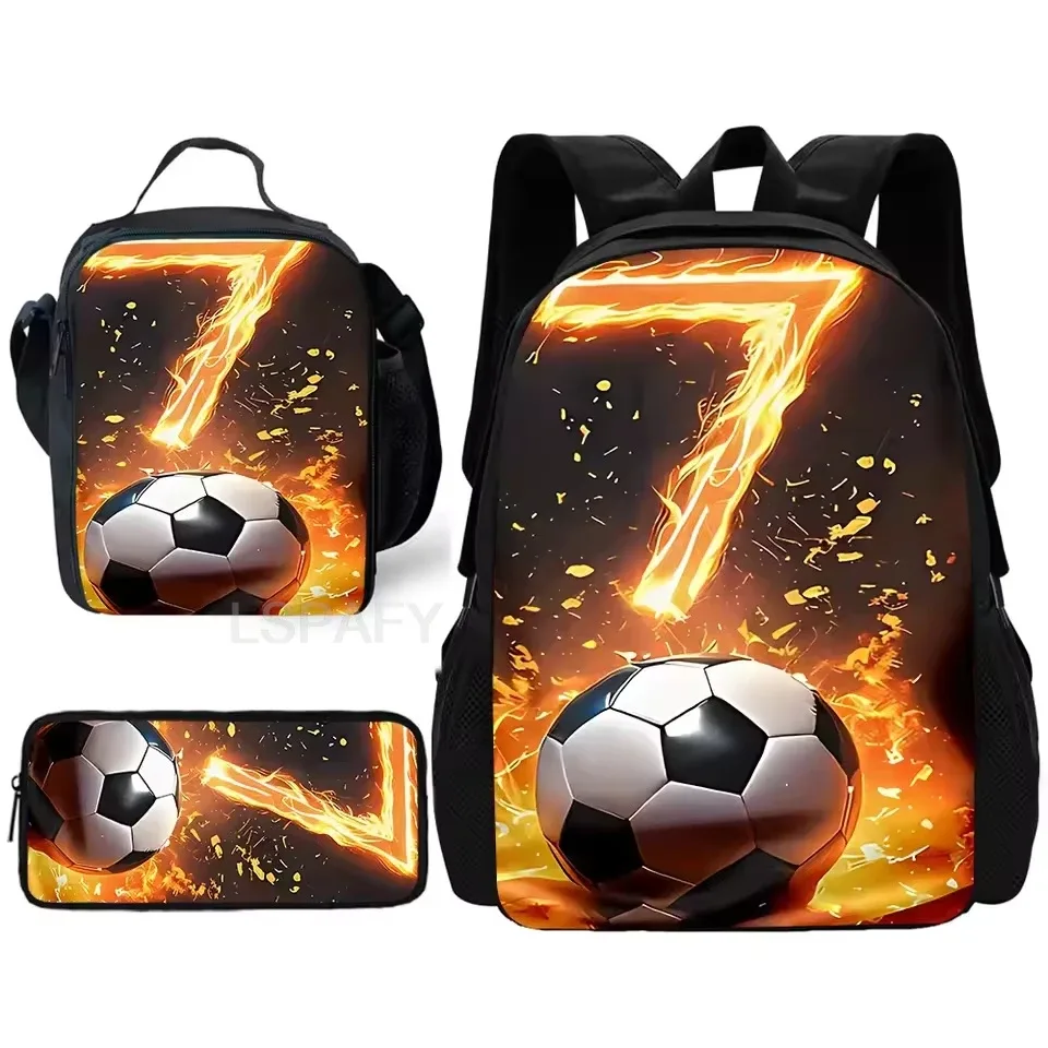 sac dos nylon imprimé cristiano ronaldo multicolore noir unisexe grande capacité pochette sacs associés