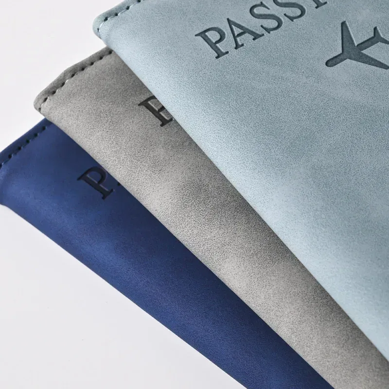 porte-passeport couverture portefeuille en cuir pu voyage étui pour cartes de crédit accessoires de voyage pour femmes hommes étui porte-carte de visite