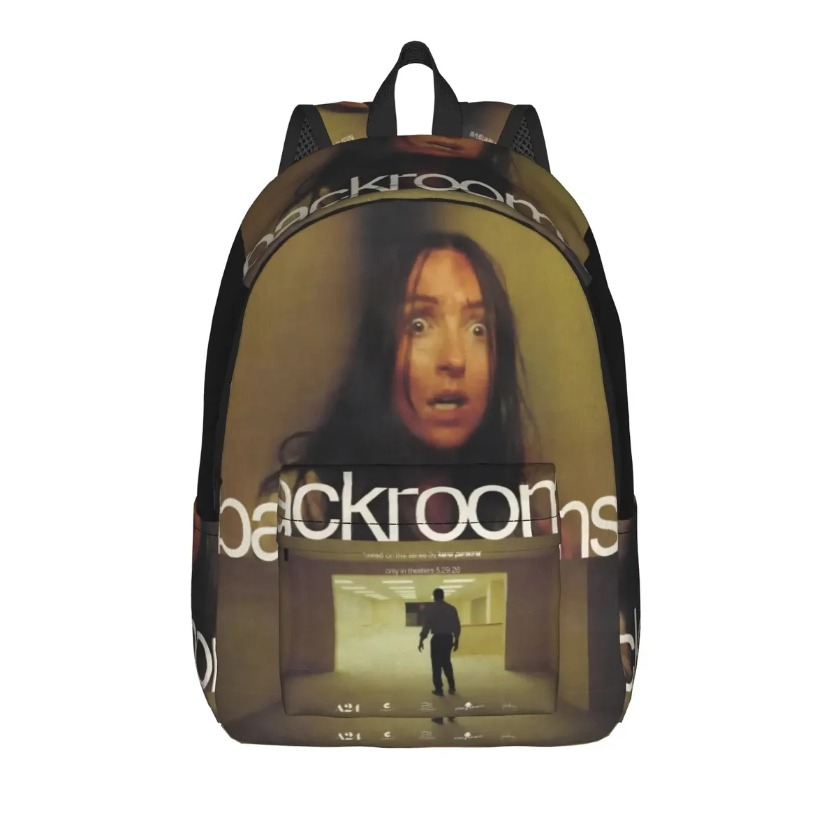 sac à dos backrooms horror movie 2026 pour hommes et femmes, sac à dos cool pour étudiants et professionnels, sacs en toile pour l'université, cadeau