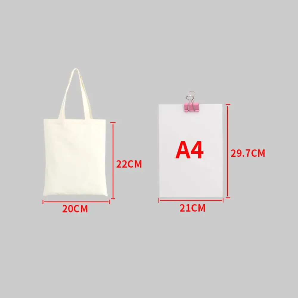 sac à main en toile noire pour étudiant, sac en coton initié unique, grand sac à provisions, poche de ceinture, sac cosmétique, cadeau