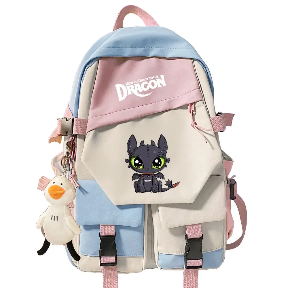 sac à dos pour filles et garçons « comment dresser son dragon », sac à dos pour l'école, sac à dos pour adolescents, femmes, voyage, ordinateur portable, sac à dos pour étudiants, mochila