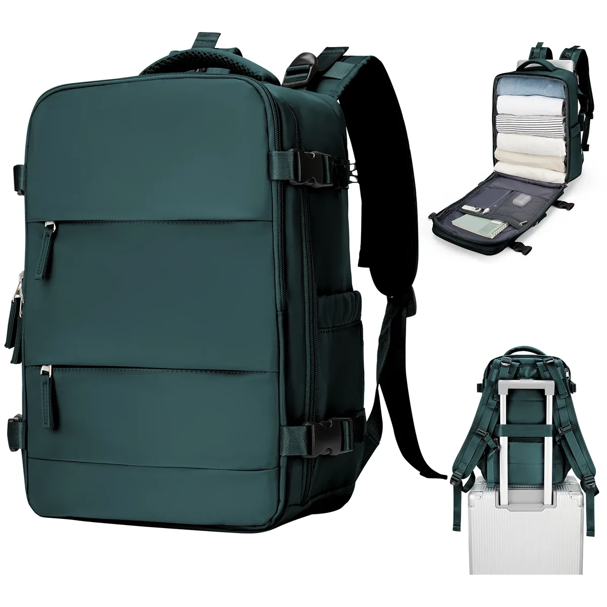 sac à dos extérieur multifonction sac à dos de voyage de grande capacité pour femmes hommes, sacs à dos pour ordinateur portable, sac résistant à l'eau ryanair 40x20x25