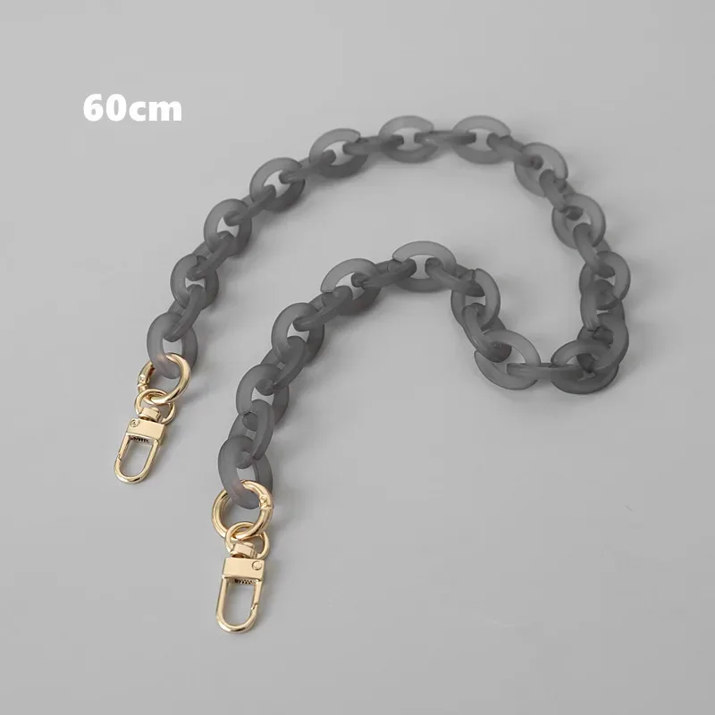 chaîne métal gris boucles dorées sac marron noire accessoire voyage bandoulière rechange modèle luxe