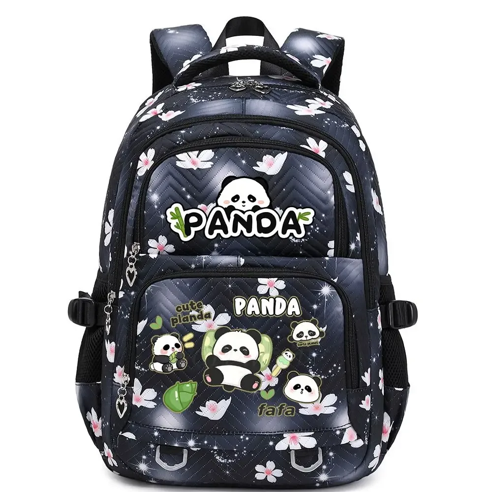 nouveau panda he hua sac à dos mignon dessin animé imprimé étudiant cartable mode garçons filles haute qualité grande capacité voyage sacs à dos