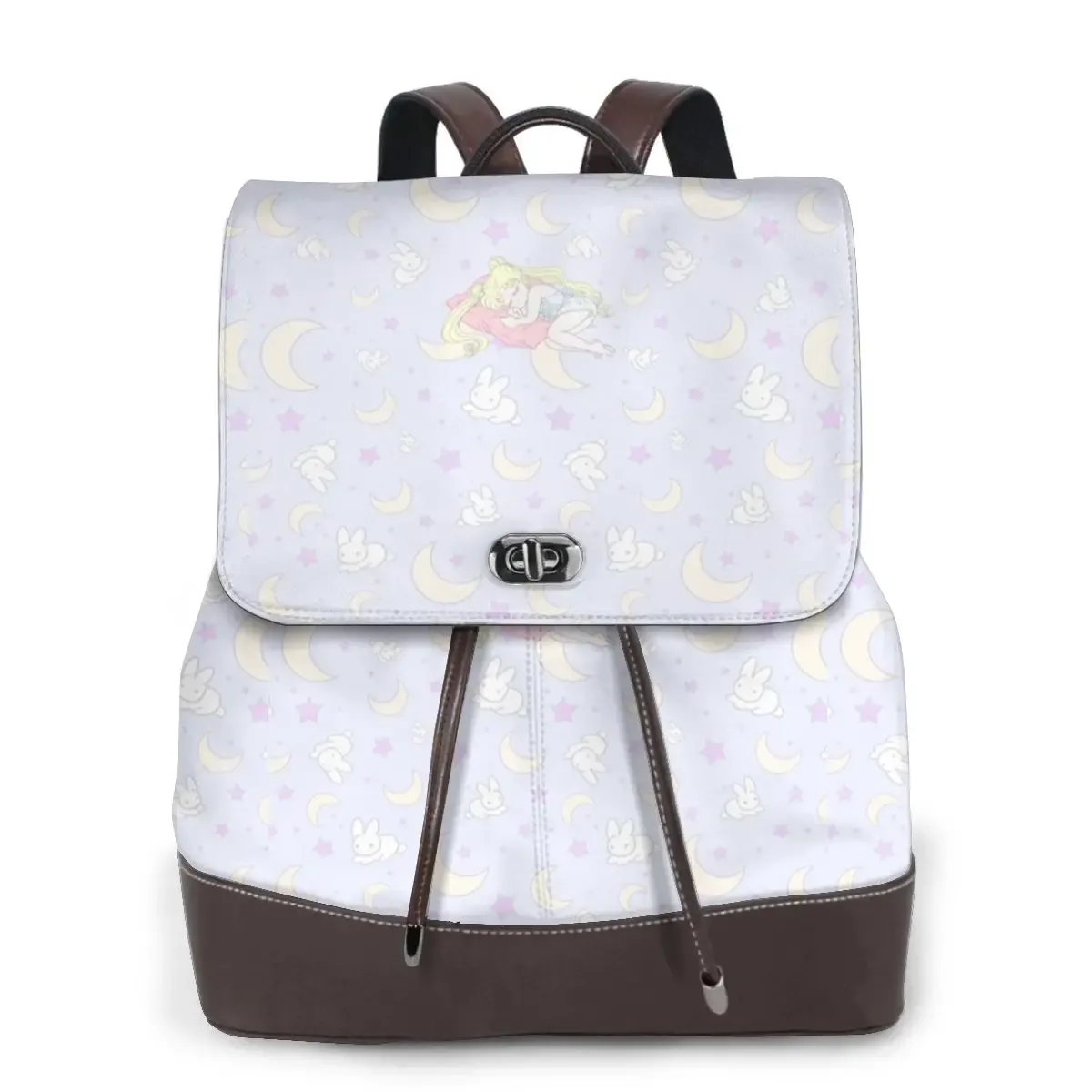 s-sailor-m-moon nouveau sac à dos pour femme tendance, sac à dos en cuir de haute qualité, sac à dos simple et élégant, sac à dos de grande capacité