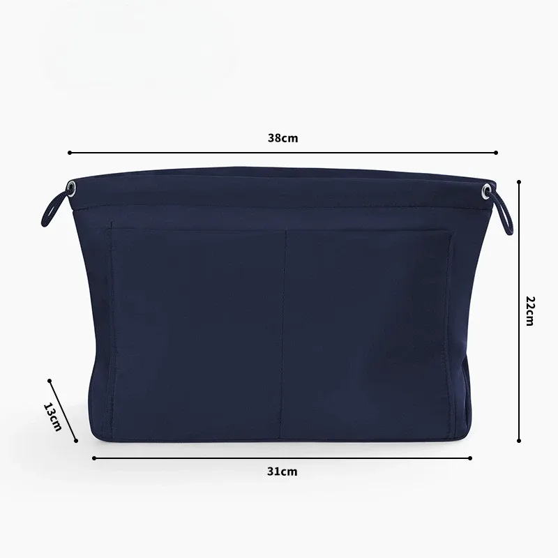organisateur de sac à main multifonctionnel simple et élégant avec séparateurs pour le rangement de cosmétiques et de maquillage
