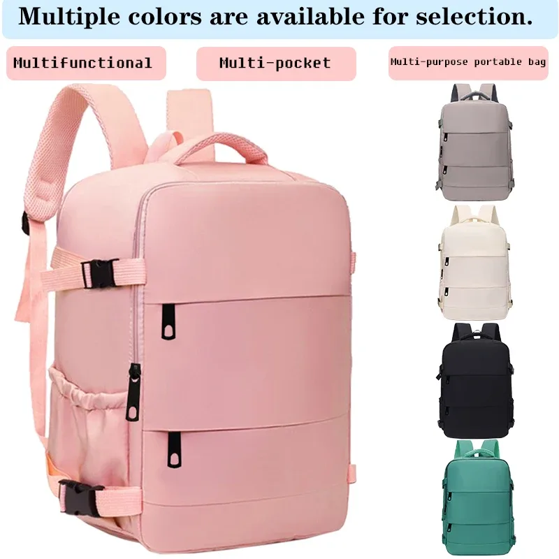 sac à dos pour ordinateur portable résistant à l'eau, polyvalent au quotidien, design unisexe tendance, poches latérales pour bouteille d'eau et petits accessoires