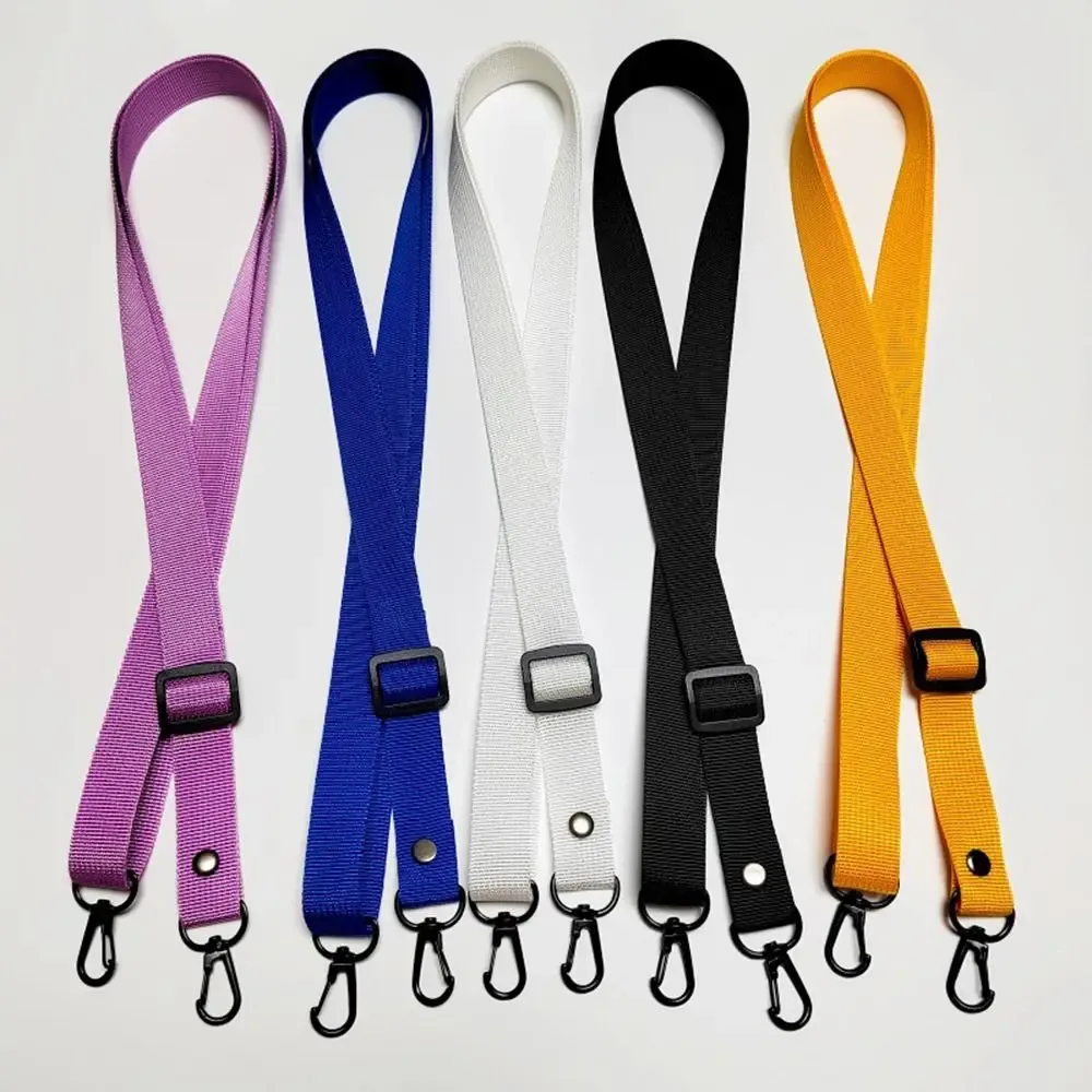 sangle d'épaule en nylon réglable, cordon de remplacement pour sac à bandoulière, corde de suspension pour étui de téléphone couleur unie, accessoires de sac