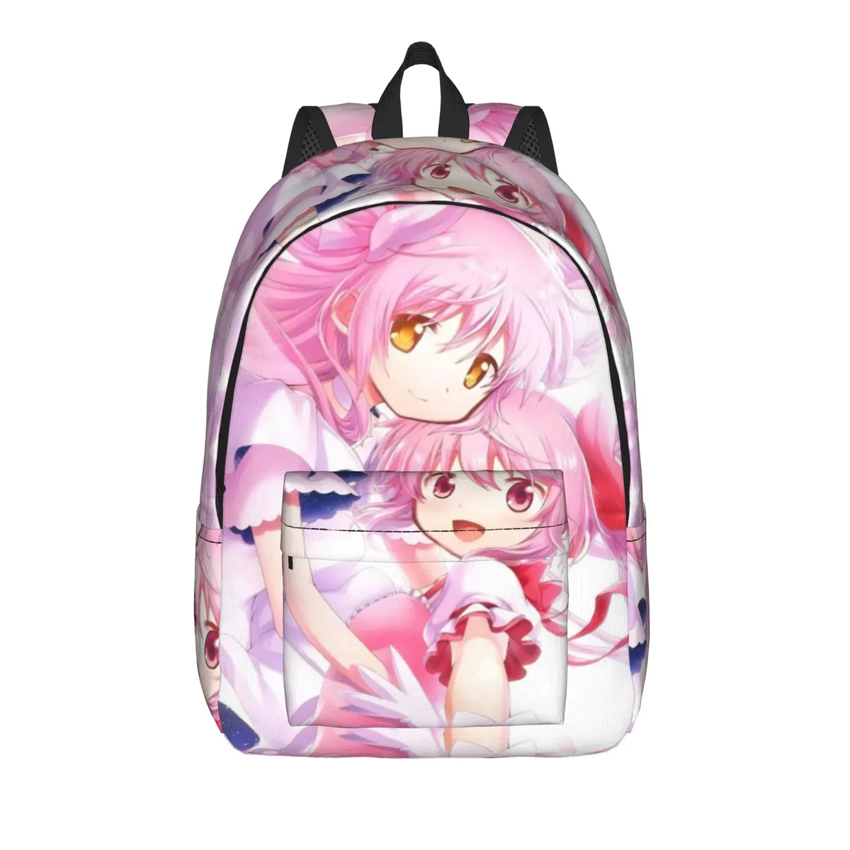 sac à dos homura puella magi madoka magica anime pour étudiants, randonnée, voyage, kyubey, pour hommes et femmes, sacs en toile pour ordinateur portable