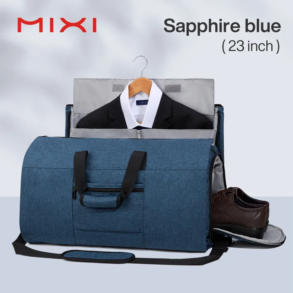 réi-sac de sport convertible multifonctionnel pour vêtements, sac de rangement imbibé avec poudres à chaussures, grande capacité, bagage à main pour voyage