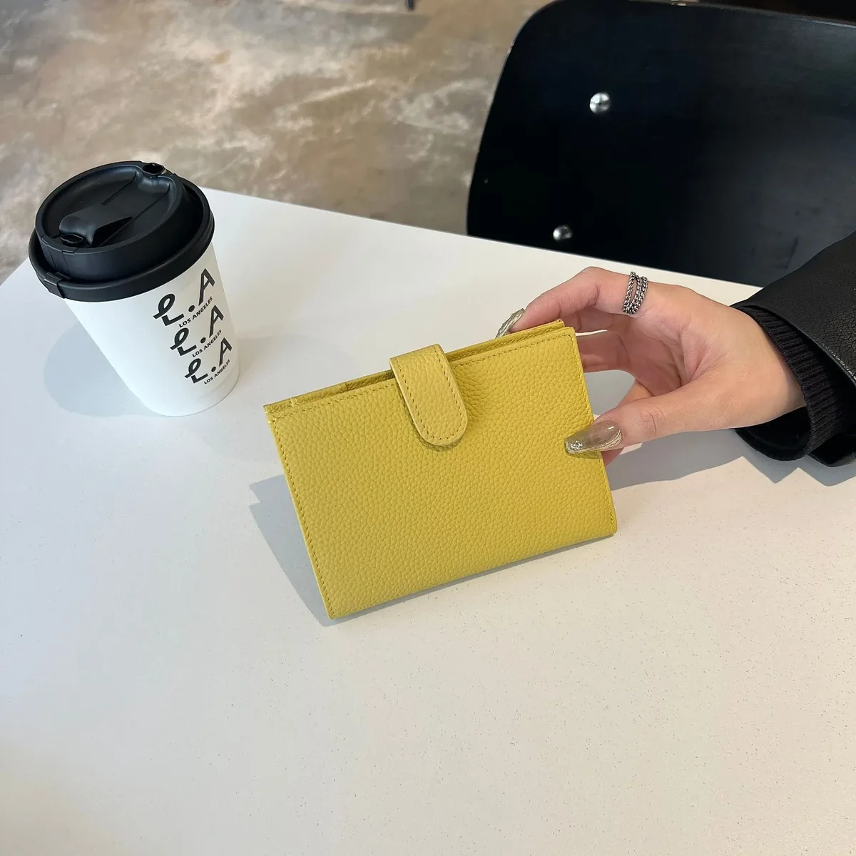 porte-passeport ultra-fin en cuir véritable avec nom personnalisé, nouveau porte-carte multifonctionnel, porte-billets, sac de rangement