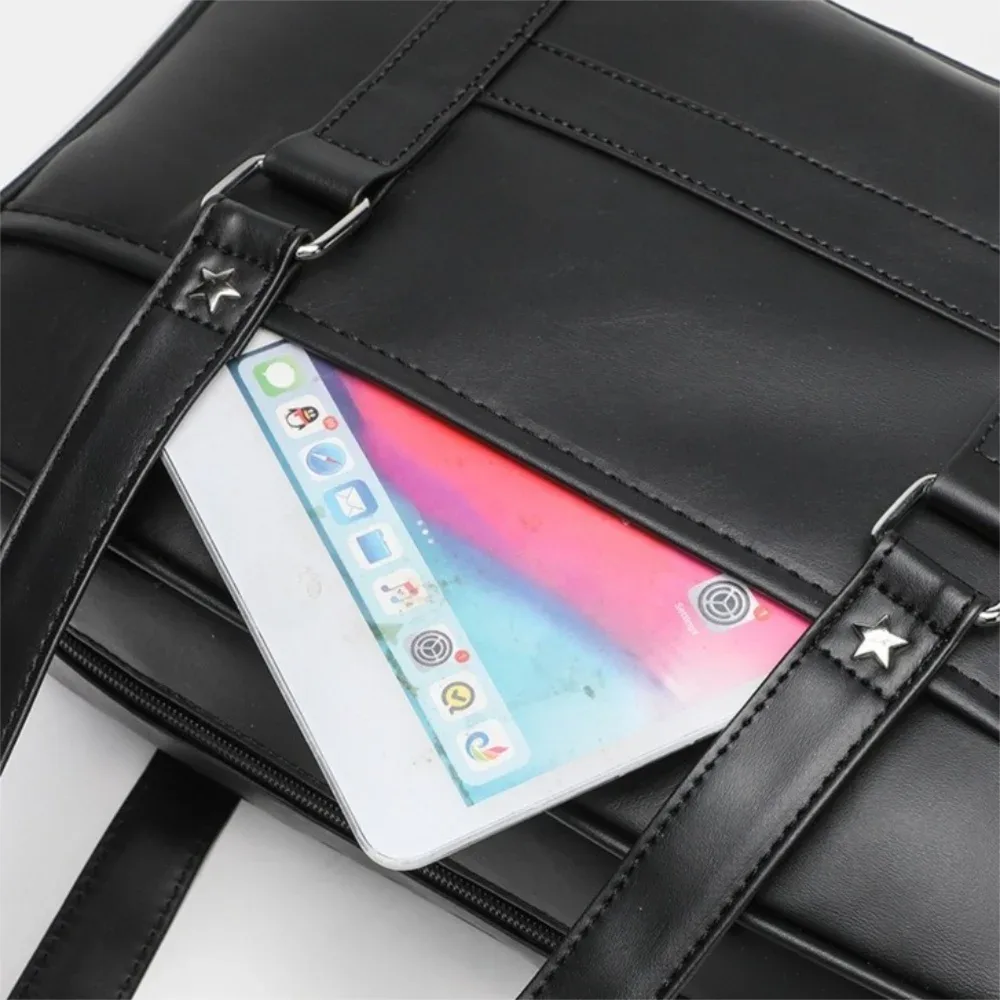 sac à bandoulière décontracté en cuir pu jk, sac à main de grande capacité de style japonais, sangle réglable, itabag pour femmes