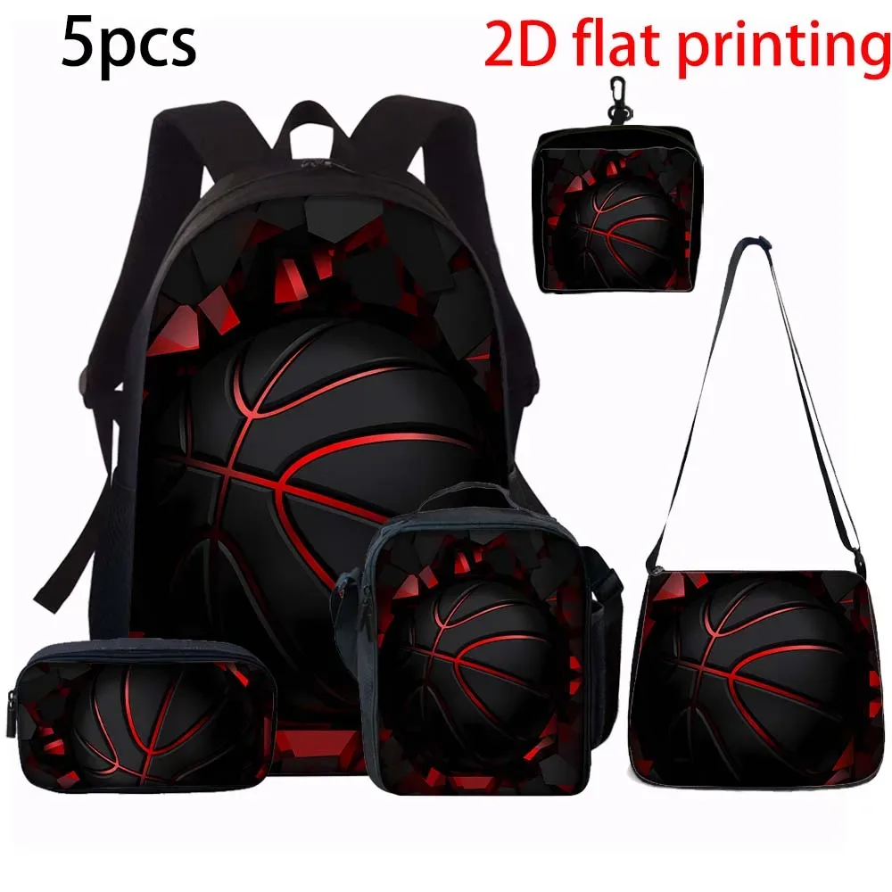 sac dos polyester noir motif lignes rouges accessoires bandoulière poignée supérieure usage voyage école déplacements quotidiens