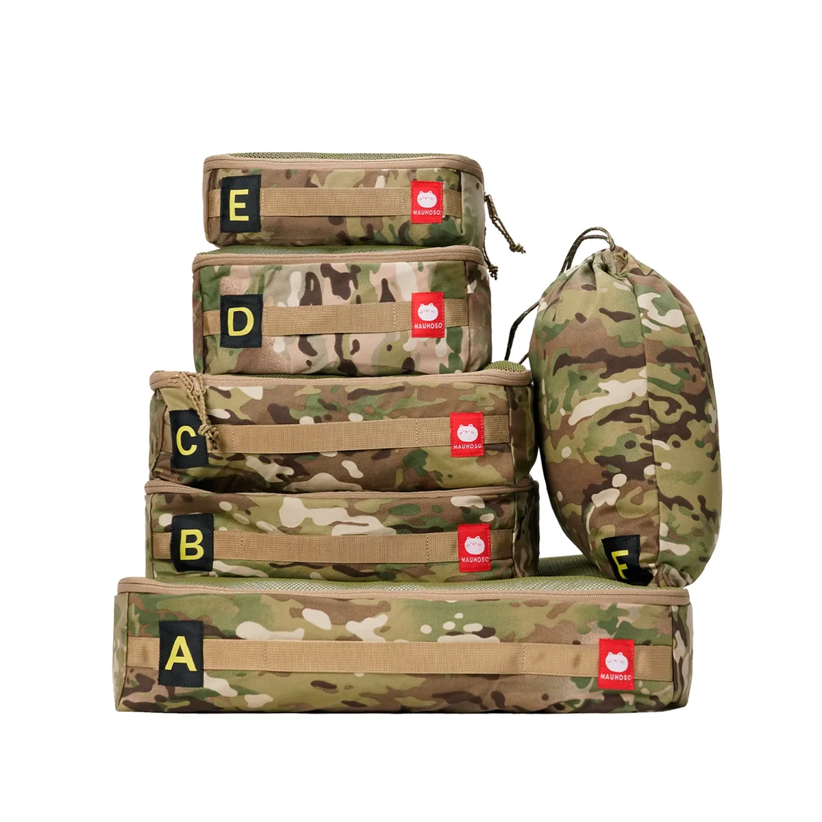 mauhoso 6 ensembles de cubes d'emballage, cubes de compression pour valises et bagages