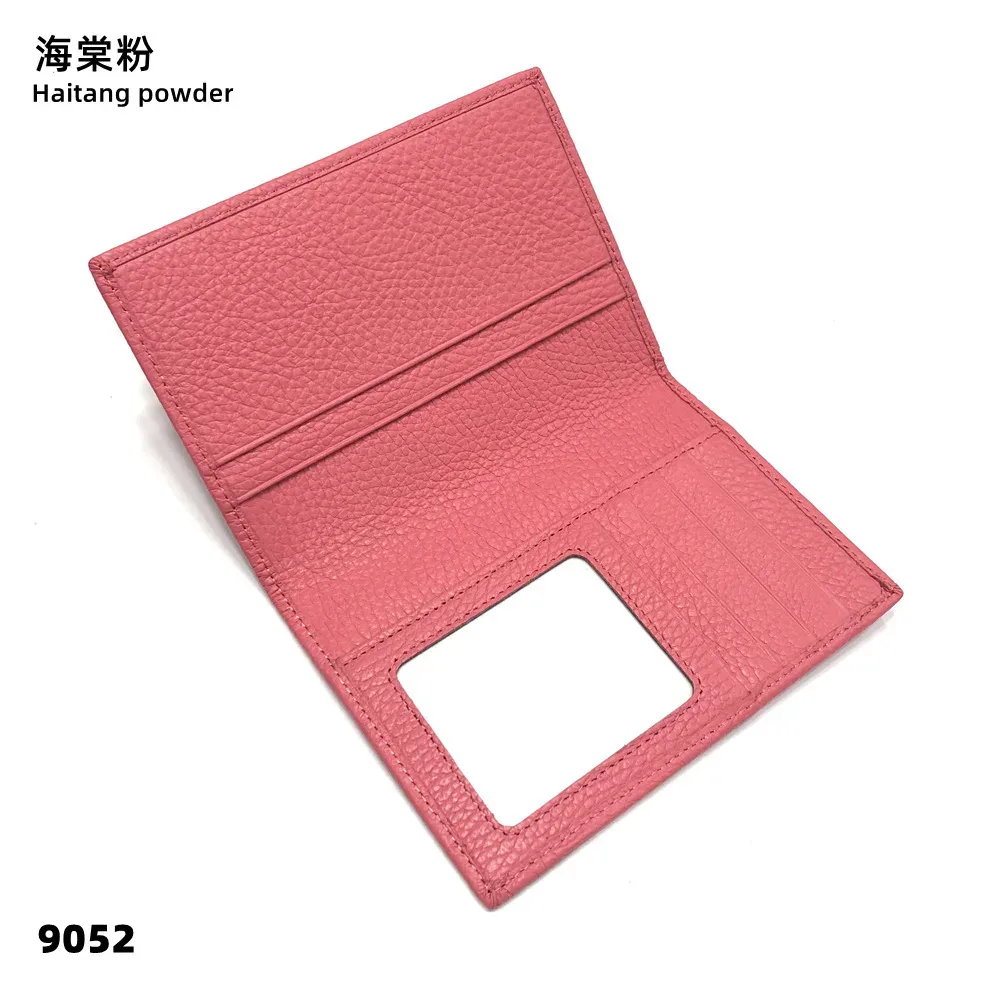 portefeuille porte-passeport personnalisé en cuir, sac à documents de grande capacité pour hommes et femmes, couverture de passeport en cuir pratique