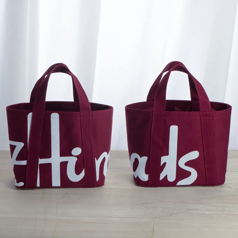 sac fourre-tout tendance en toile de coton, sac à main seau, collection promotionnelle