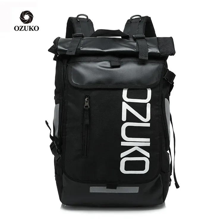 grand sac à dos hommes 15.6 pouces ordinateur portable hydrofuge cartable pour adolescent décontracté étudiant sacs à dos mâle voyage mochila mode
