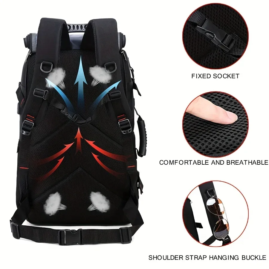 sac à dos de voyage pour hommes et femmes, grand sac à main avec compartiment à chaussures approuvé par la compagnie aérienne, sac à dos pour ordinateur portable 17 pouces, sac de sport