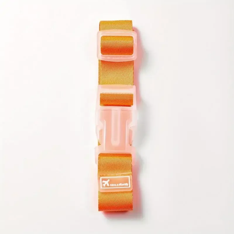 ceinture bagage nylon rose attachement latéral noir régulable léger utilisation voyage sécurité fixation sac