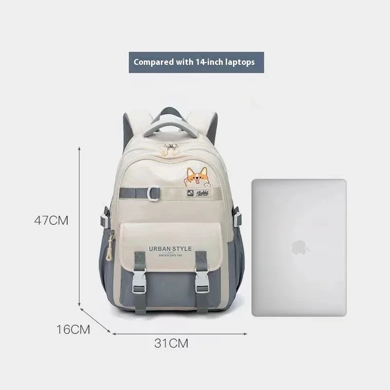 sac à dos de loisirs de grande capacité pour femmes, sac à dos de style collège, voyage, collège, lycéennes, mode, nouveau, 2024