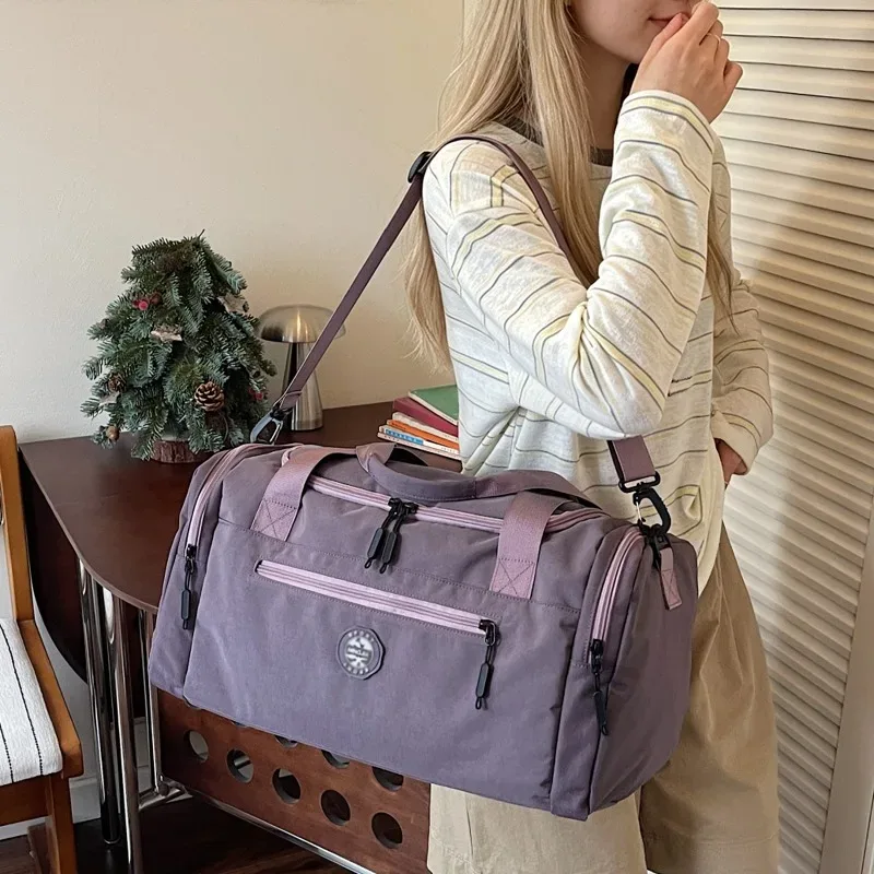 sac de voyage de grande capacité, sac de sport avec plusieurs compartiments, sangle réglable, idéal pour les voyages, les sports de plein air, le camping