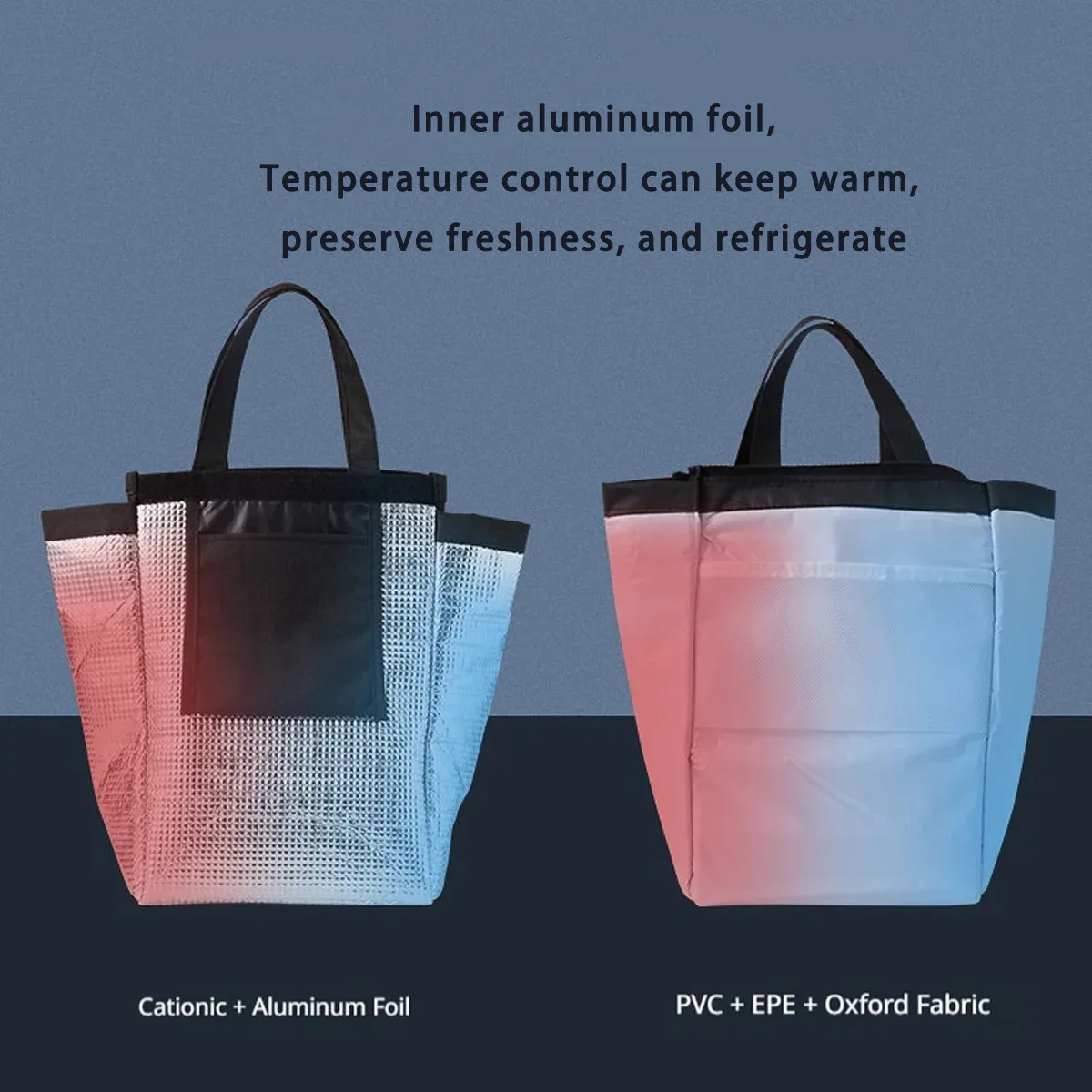 sac isotherme pour pique-nique en plein air, sac à lunch portable imperméable, sac à lunch portable pour femme, sac de rangement pour voyage, sac à glace pour boissons