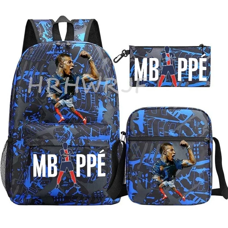 sacs à dos neymar, lot de 3, grand sac de voyage pour adolescents, sac d'école, sac à dos de sport, sac à dos décontracté en nylon classique pour ordinateur