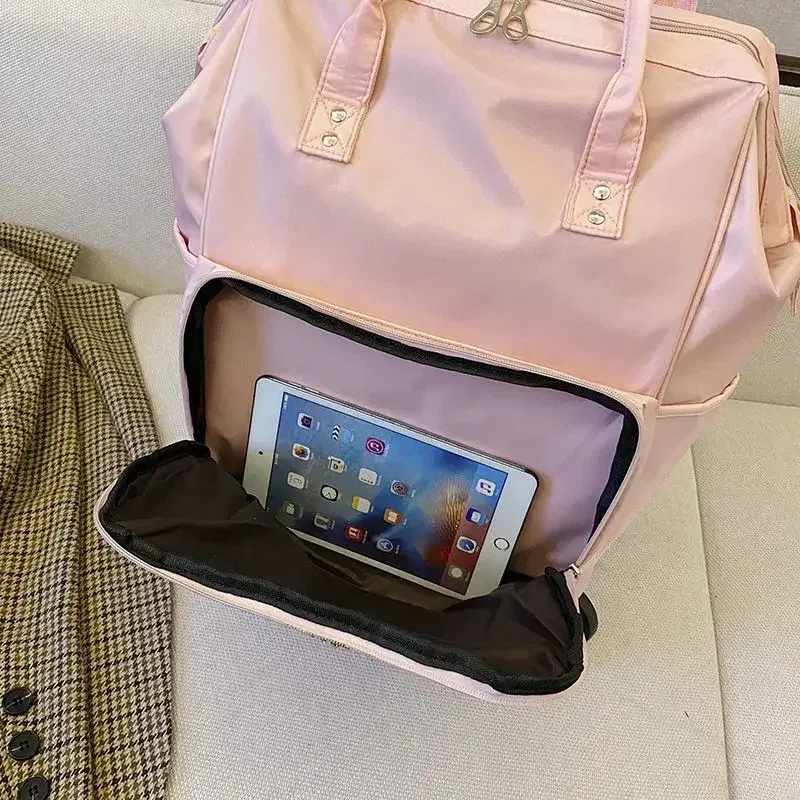 valise oxford université noire motif géométrique poignées latérales sac dos femme voyage grande capacité