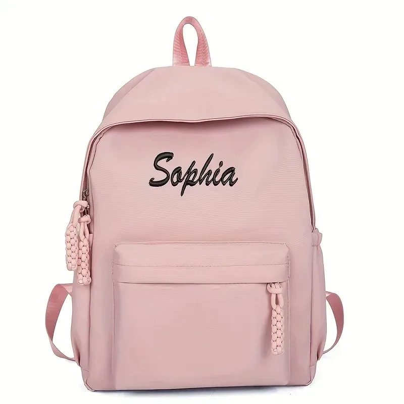 sac à dos pour enfants avec nom personnalisé – brodé, conception personnalisée, saison scolaire, grande capacité pour l'école et le cadeau
