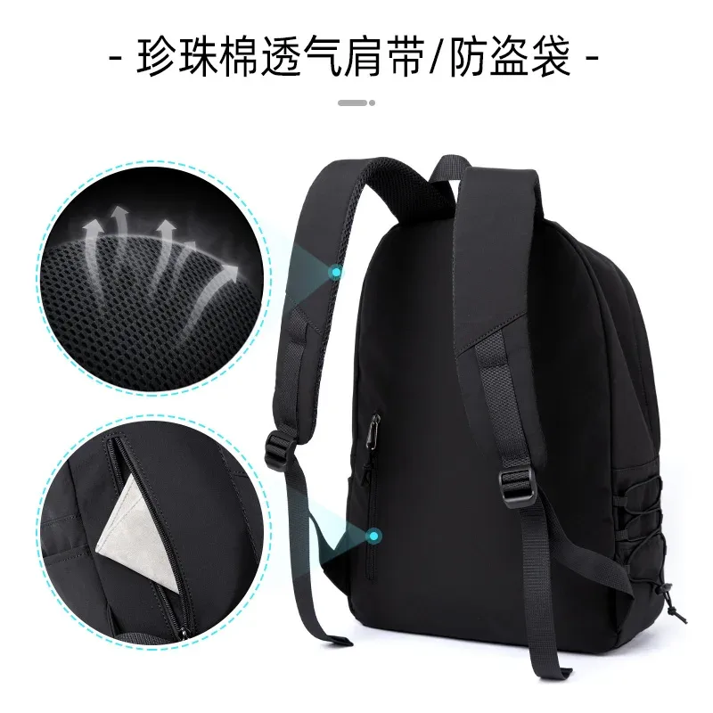 sac à dos oxford pour hommes, léger, simple, pour ordinateur portable de 14 pouces, unisexe, décontracté, étanche, sacs durables de sport pour adolescents