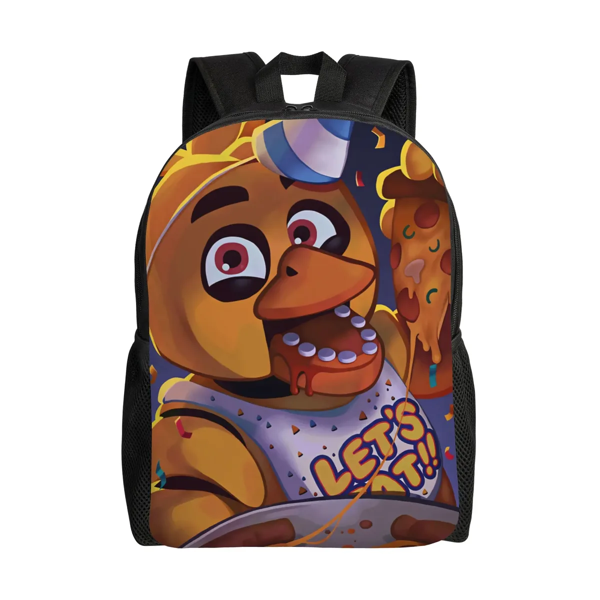 sac à dos fnaf horror game pour hommes, grands sacs à dos en polyester, sacs décontractés pour lycée, sac à dos de voyage personnalisé