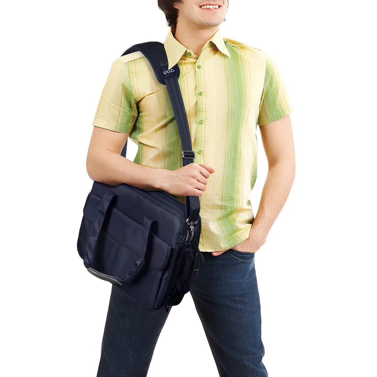 sangle d'épaule de remplacement universelle de 59 pouces, avec rembourrage fixe et boucle réglable pour sac à bandoulière simple