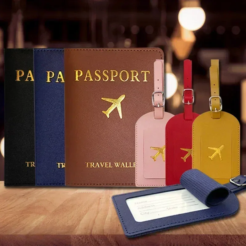 étiquette de bagage, accessoire de voyage pour femmes et hommes, étiquette d'adresse de valise d'avion, sac d'embarquement de bagages, nom d'identification, porte-adresse, 1 pièce