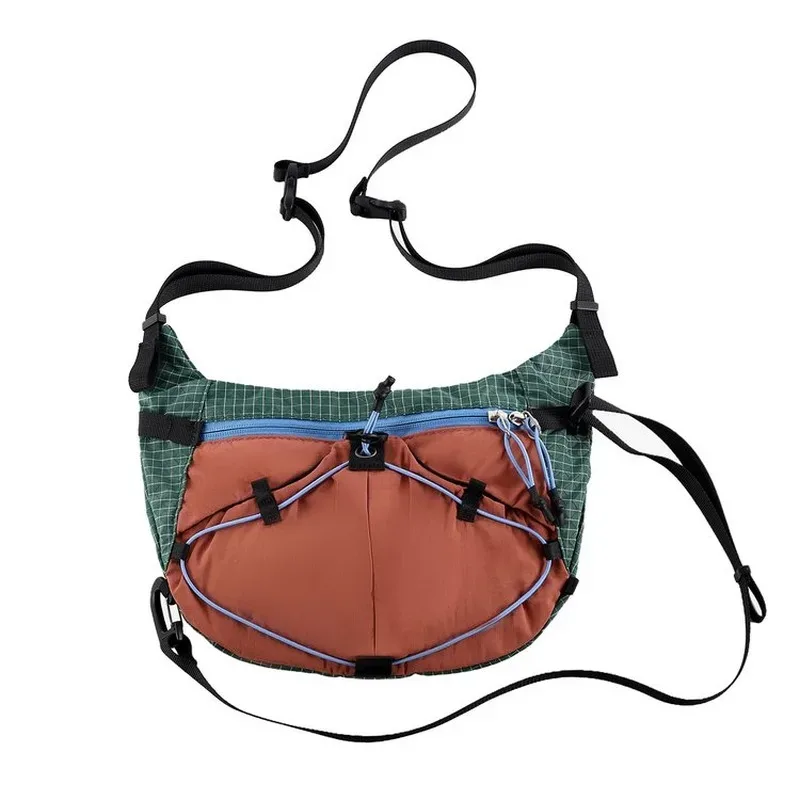 sac à bandoulière colorblock pour l'extérieur, sangle réglable, pour les déplacements quotidiens, la randonnée, les voyages, pour hommes et femmes