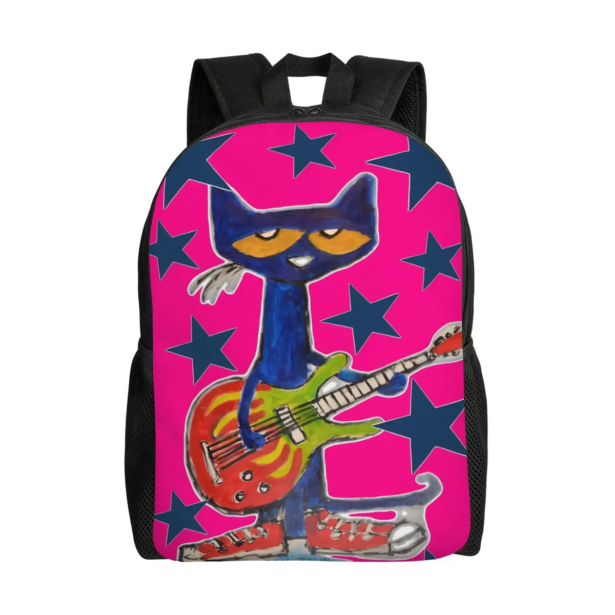 sac à dos classique petes cartoon cats, cadeau idéal pour le lycée, les affaires, sac à dos mignon pour hommes et femmes, sacs en toile pour l'université.
