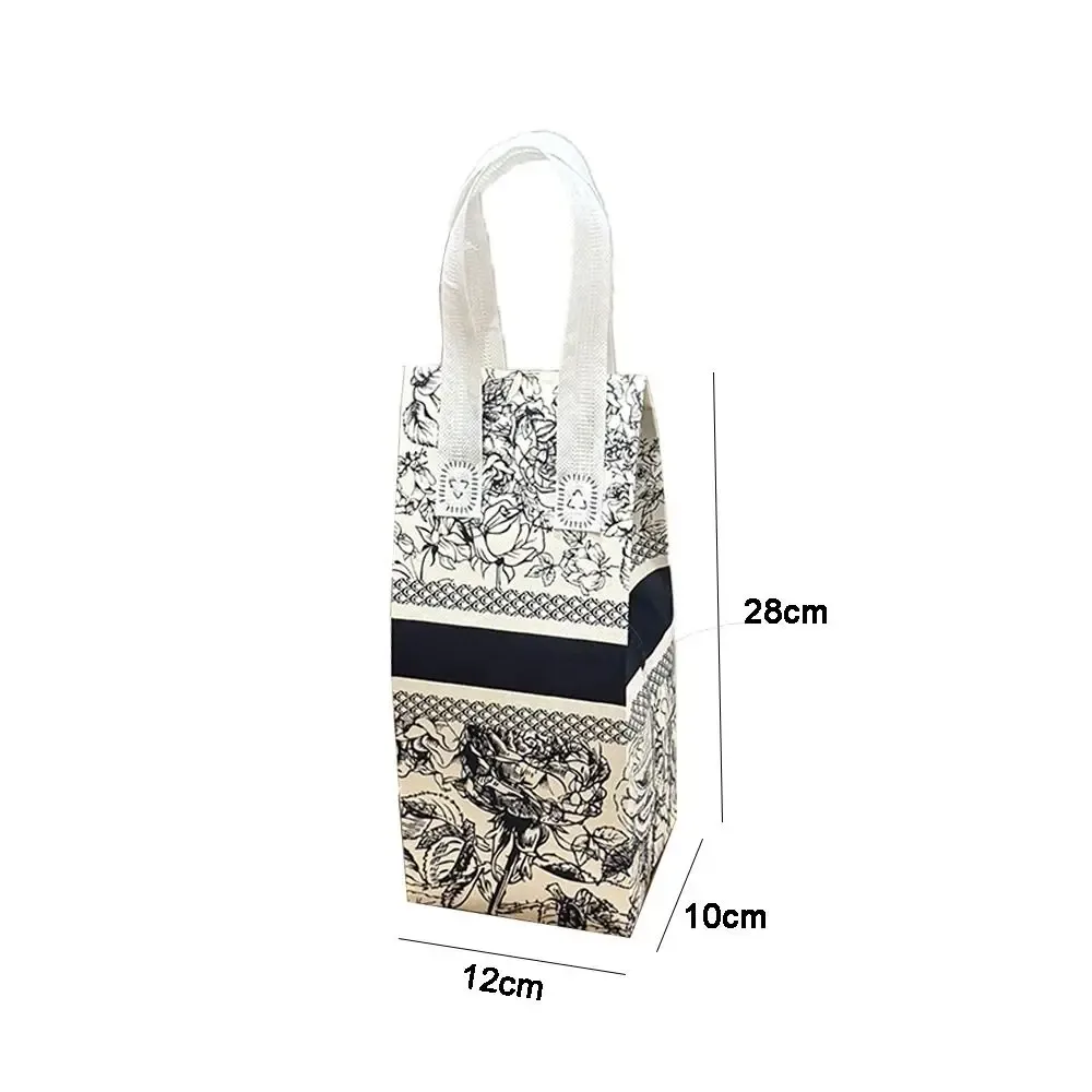 sac d'emballage réutilisable en tissu non tissé, 10 pièces, pour thé au lait, feuille d'aluminium, housse de tasse isolée, fourre-tout pour café de voyage