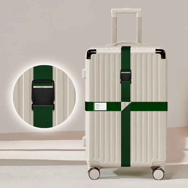 sangles à bagages avec cadenas à combinaison, sangles épaissies pour valises et chariots, sangles à cadenas à combinaison pour voyages internationaux