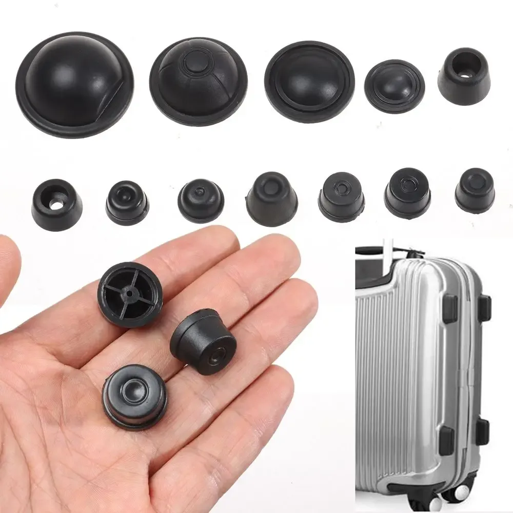lot de 10 coussinets en plastique pour bagages, 13 styles, bricolage artisanal, sac noir, remplacement, valise, support, goujon