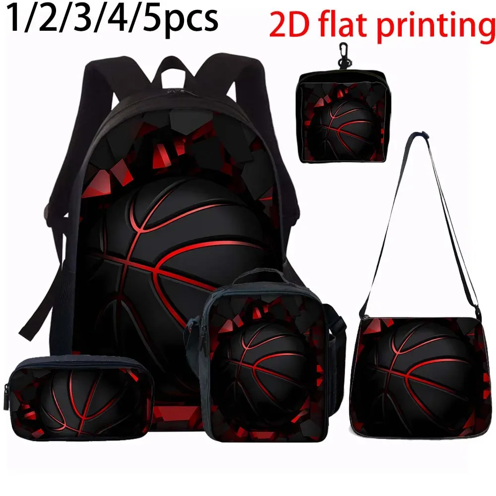 sac dos polyester noir motif lignes rouges accessoires bandoulière poignée supérieure usage voyage école déplacements quotidiens