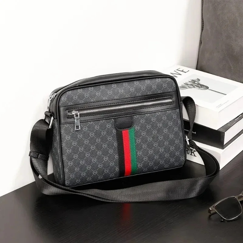 sac à bandoulière de luxe pour hommes, sacs à bandoulière avec lettres imprimées, design de marque, sacoche à bandoulière