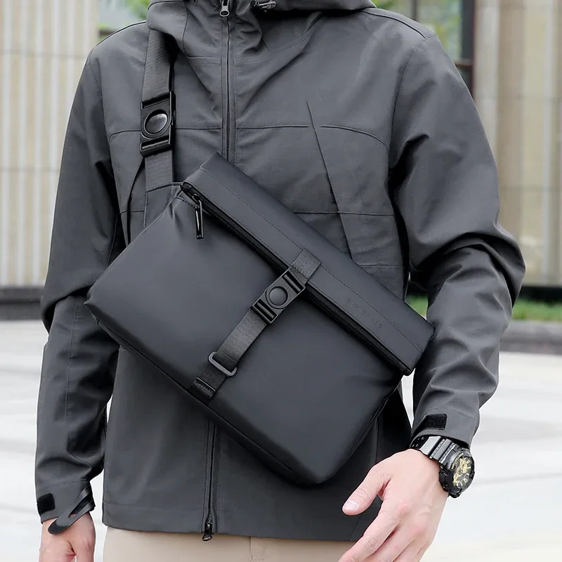 sac bandoulière rétro pour affaires, grande capacité, sacoche pour homme, sac à bandoulière, sac à dos de voyage