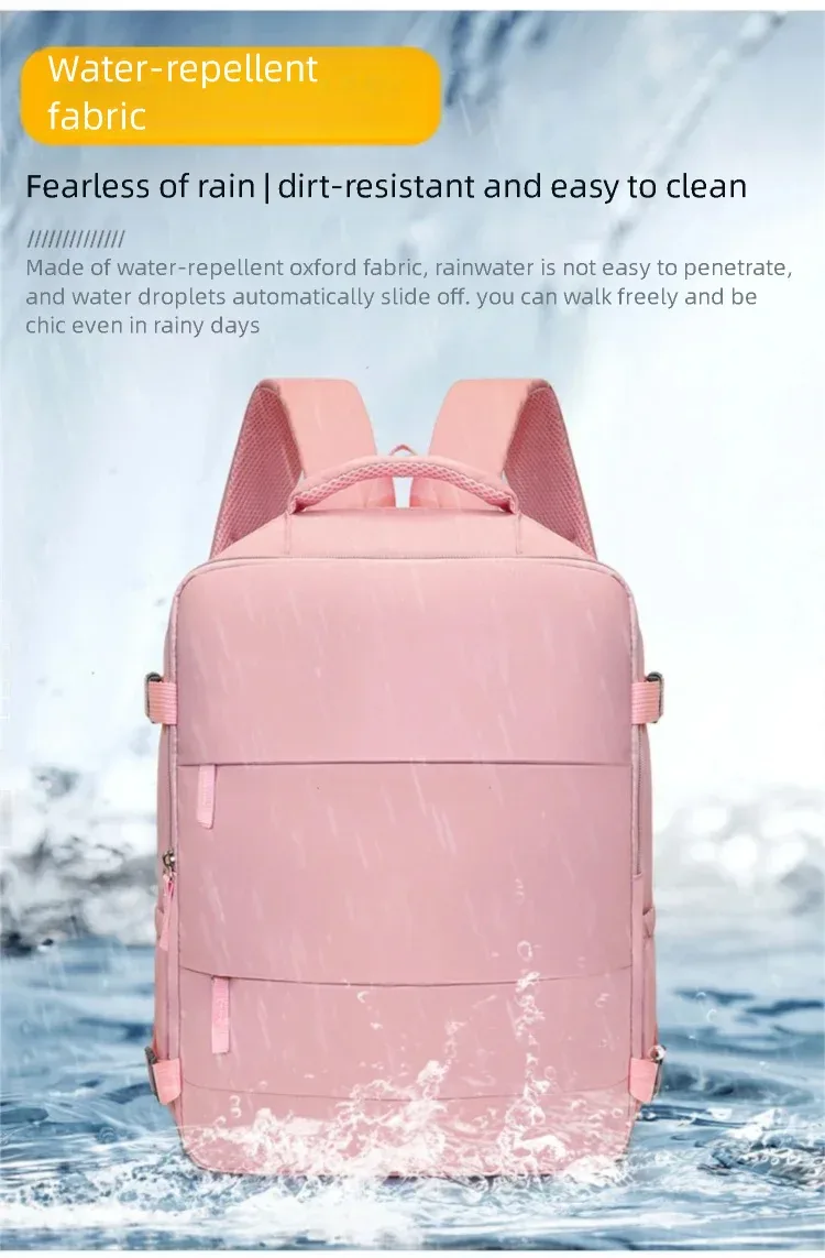 sac à dos de voyage extra large - bagage cabine approuvé par les compagnies aériennes - sac à dos multifonctionnel pour ordinateur portable pour les vols économiques de wizz air et easyjet