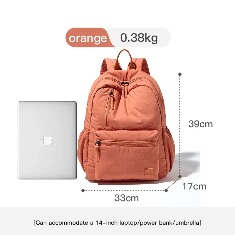 sac à dos de cabine d'avion fouvor pour femme, grande capacité, multi-poches, sac à dos tendance pour ordinateur portable, sacs à dos décontractés pour étudiants 3071-16