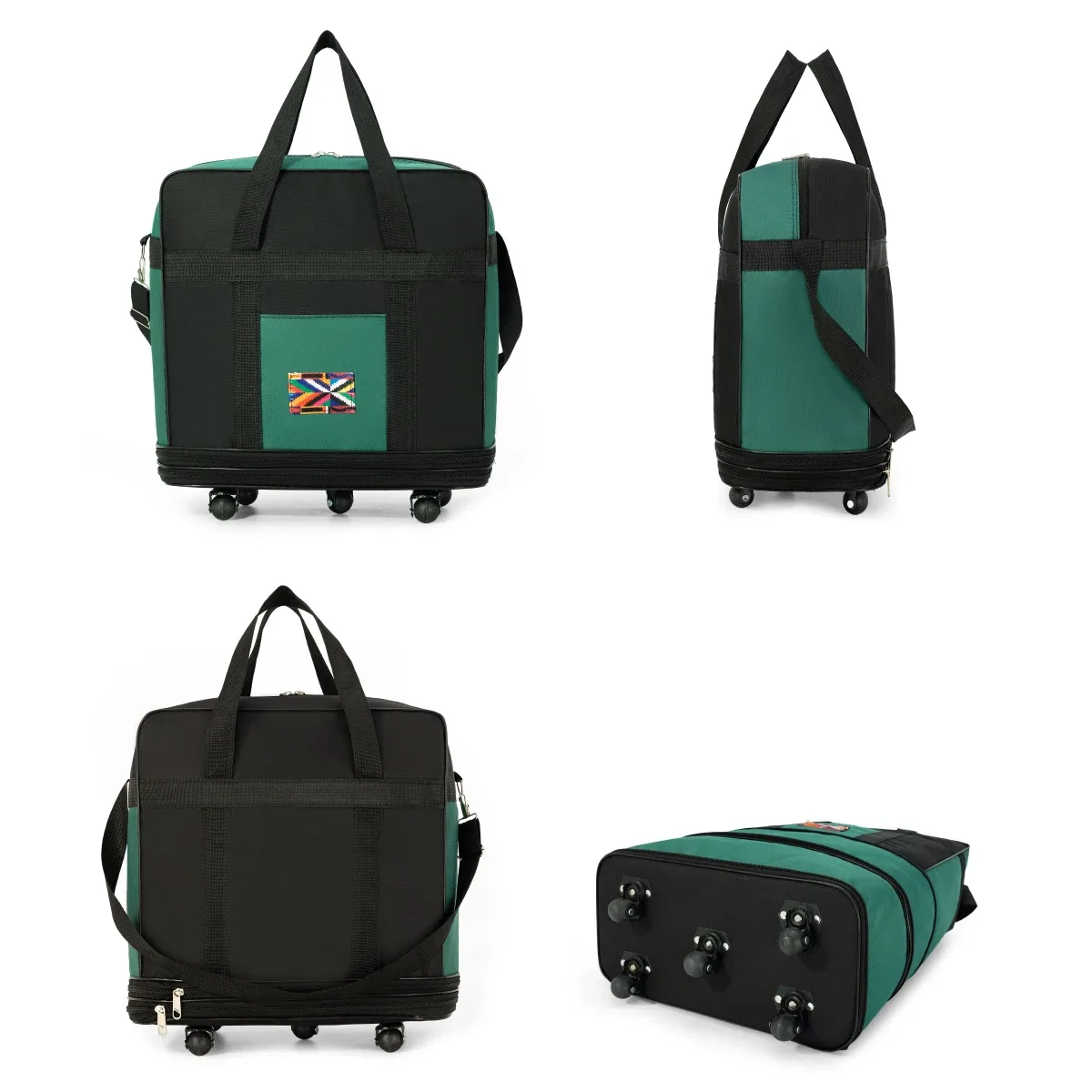 sac de voyage de style sac à dos en tissu oxford de grande capacité, adapté aux voyages mondiaux et aux expéditions de bagages, pour les deux sexistes