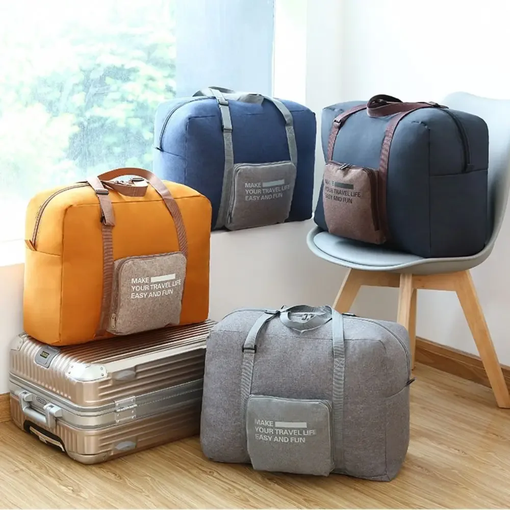 sac de rangement pliable pour vêtements, grande capacité, en tissu oxford, sac de voyage, sac de sport imperméable, sac à main de voyage, sac à bagages