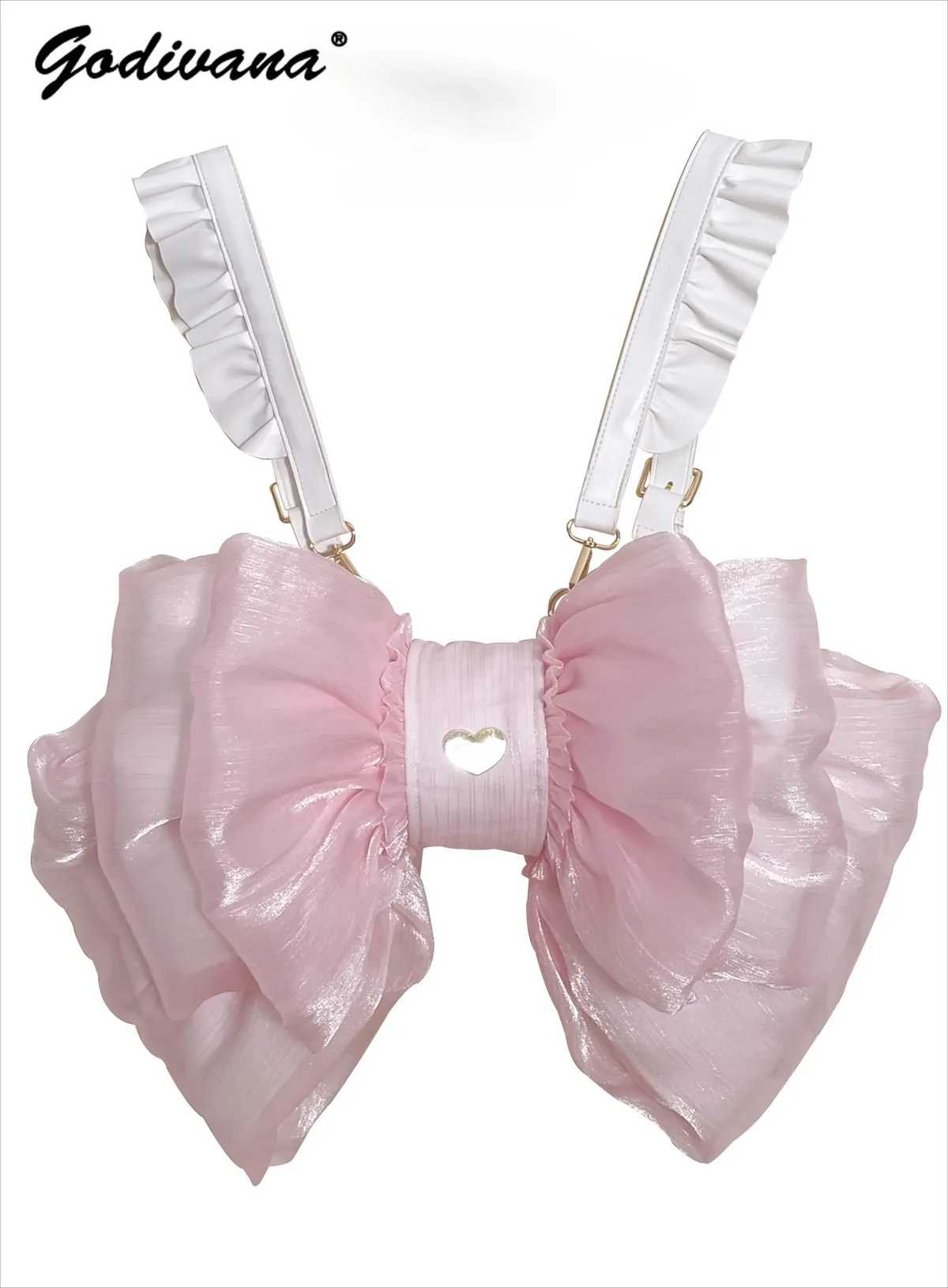 sac à dos à gros nœud original pour filles, sac à bandoulière pour femmes, sac à main nickel é, fourre-tout doux, y2k