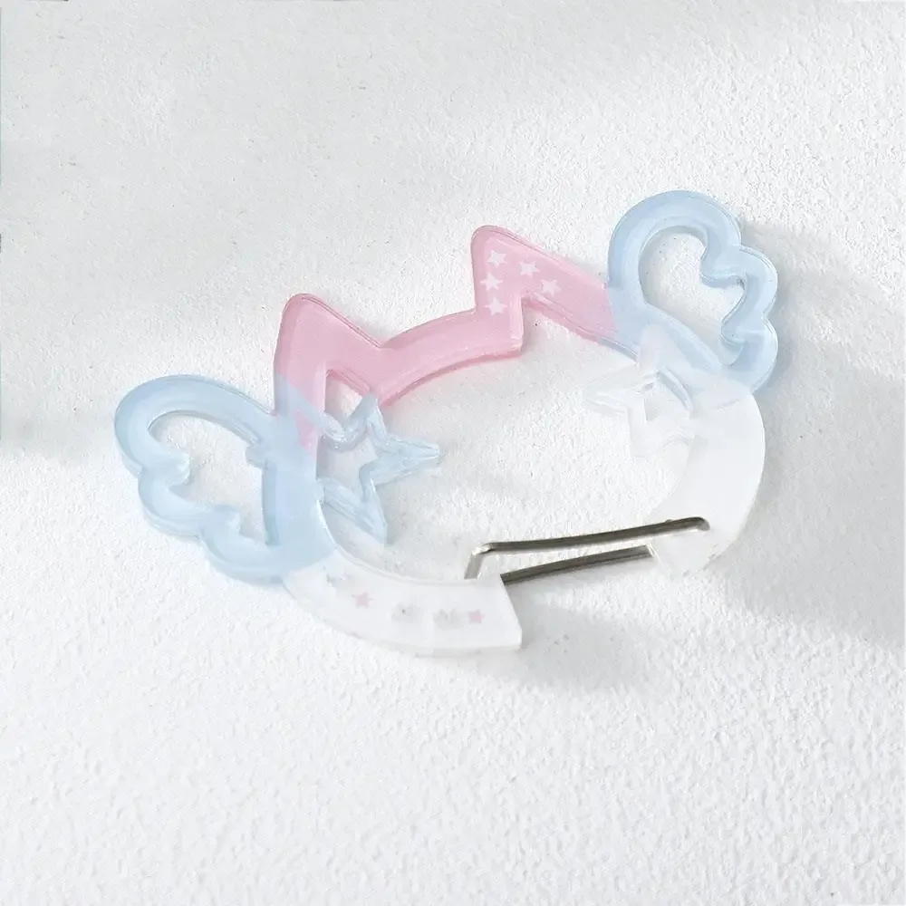 mousqueton en acrylique kawaii pour sac à dos, pendentif, décorations pour manuel, porte-clés, boucle d'escalade, breloques de sac en acrylique, accessoires de décoration pour sac ita